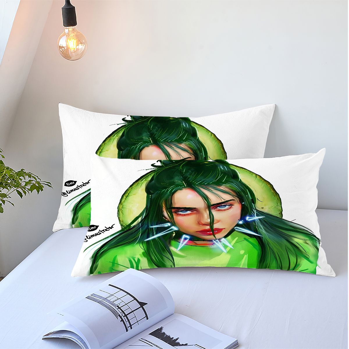 Billie Eilish Bellyache Comforter Pillowcase Sets Blanket All Season Reversible Quilted Duvet