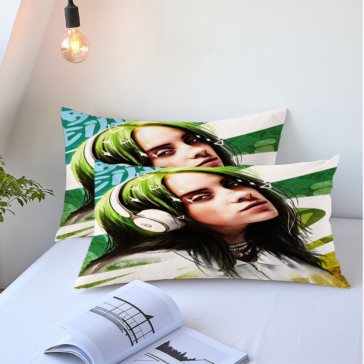 Billie Eilish Bellyache Comforter Pillowcase Sets Blanket All Season Reversible Quilted Duvet