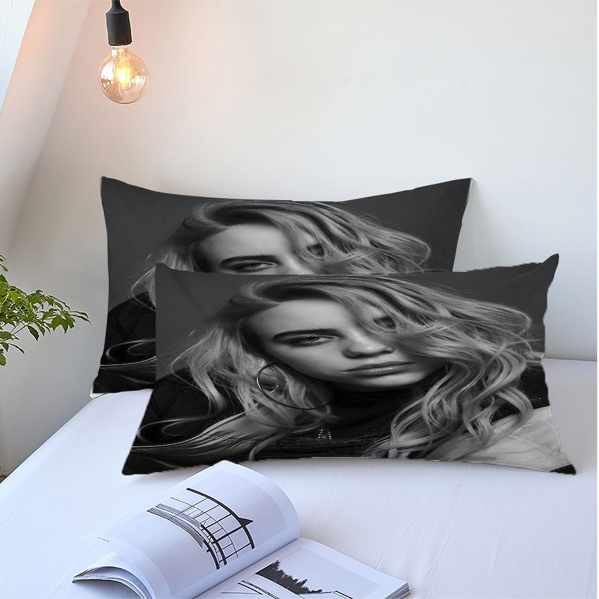 Billie Eilish Bellyache Comforter Pillowcase Sets Blanket All Season Reversible Quilted Duvet