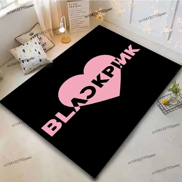 Blackpink Carpet Living Room Bedroom Sofa Rug Door Mat Kitchen Bathroom Mats