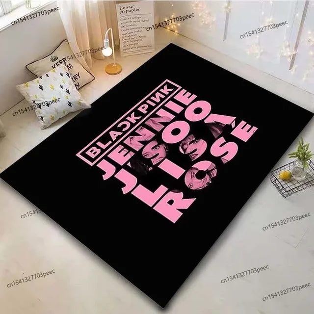 Blackpink Carpet Living Room Bedroom Sofa Rug Door Mat Kitchen Bathroom Mats