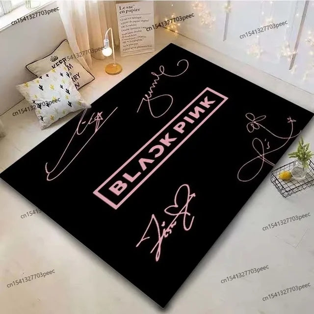 Blackpink Carpet Living Room Bedroom Sofa Rug Door Mat Kitchen Bathroom Mats