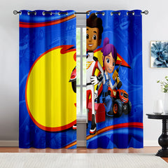 Blaze and the Monster Machines Blackout Curtains Drapes For Window Treatment Set