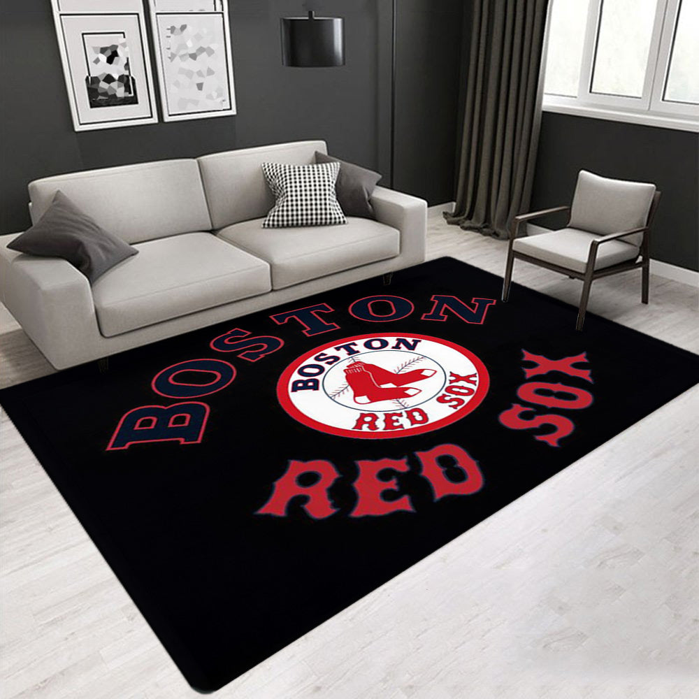 Boston Red Sox Carpet Living Room Bedroom Mats Kitchen Bathroom Rugs