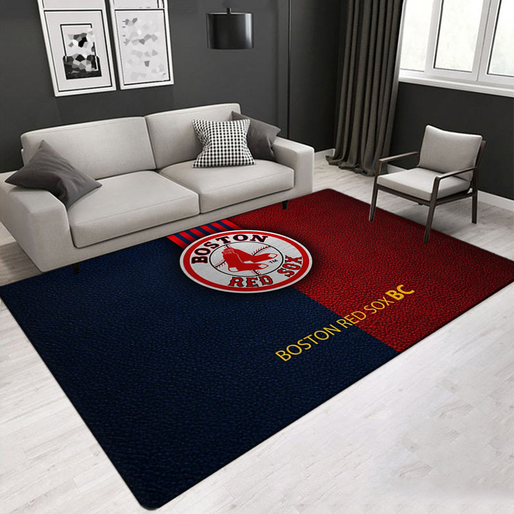 Boston Red Sox Carpet Living Room Bedroom Mats Kitchen Bathroom Rugs