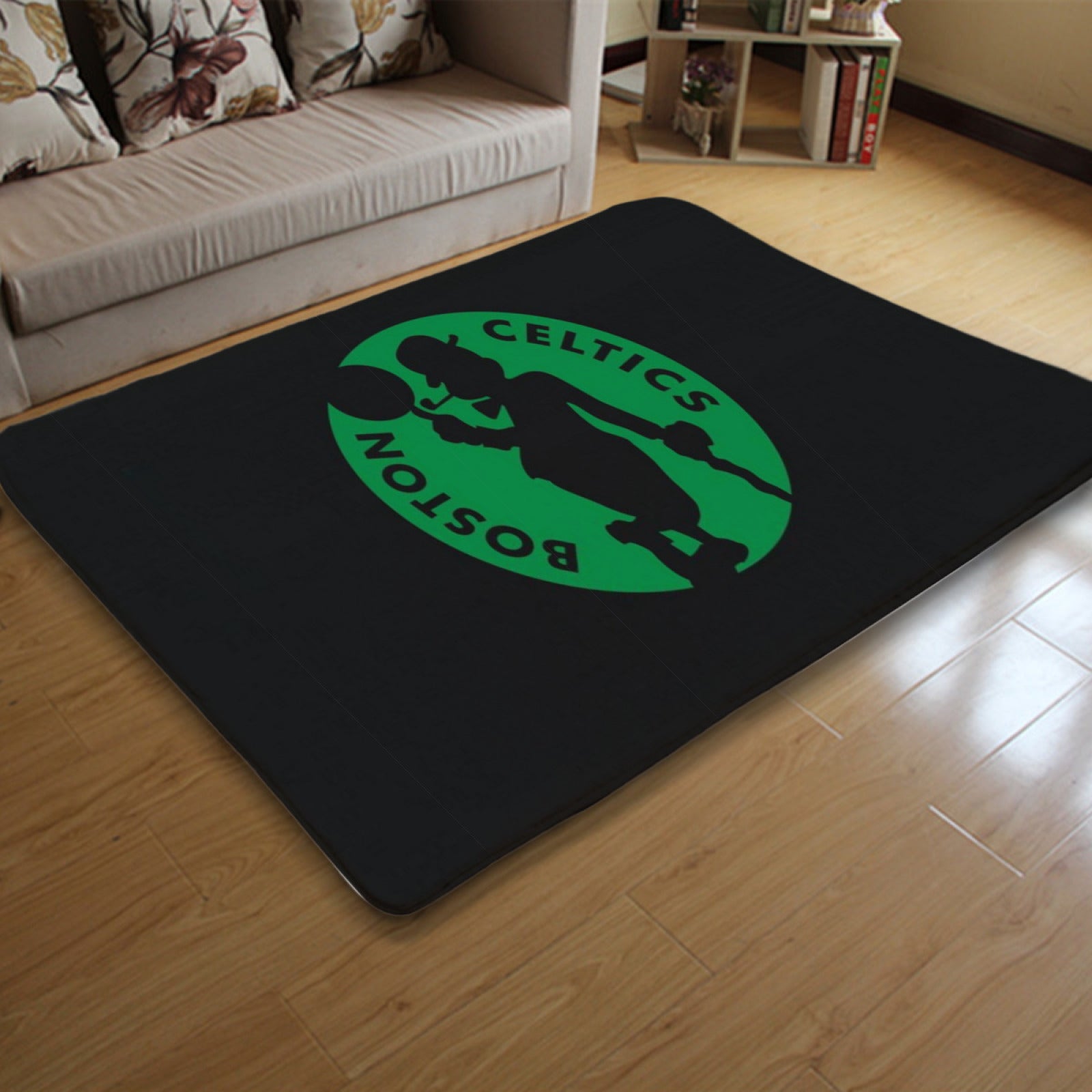 Boston Basketball Celtics Carpet Living Room Bedroom Mats Kitchen Bathroom Rugs