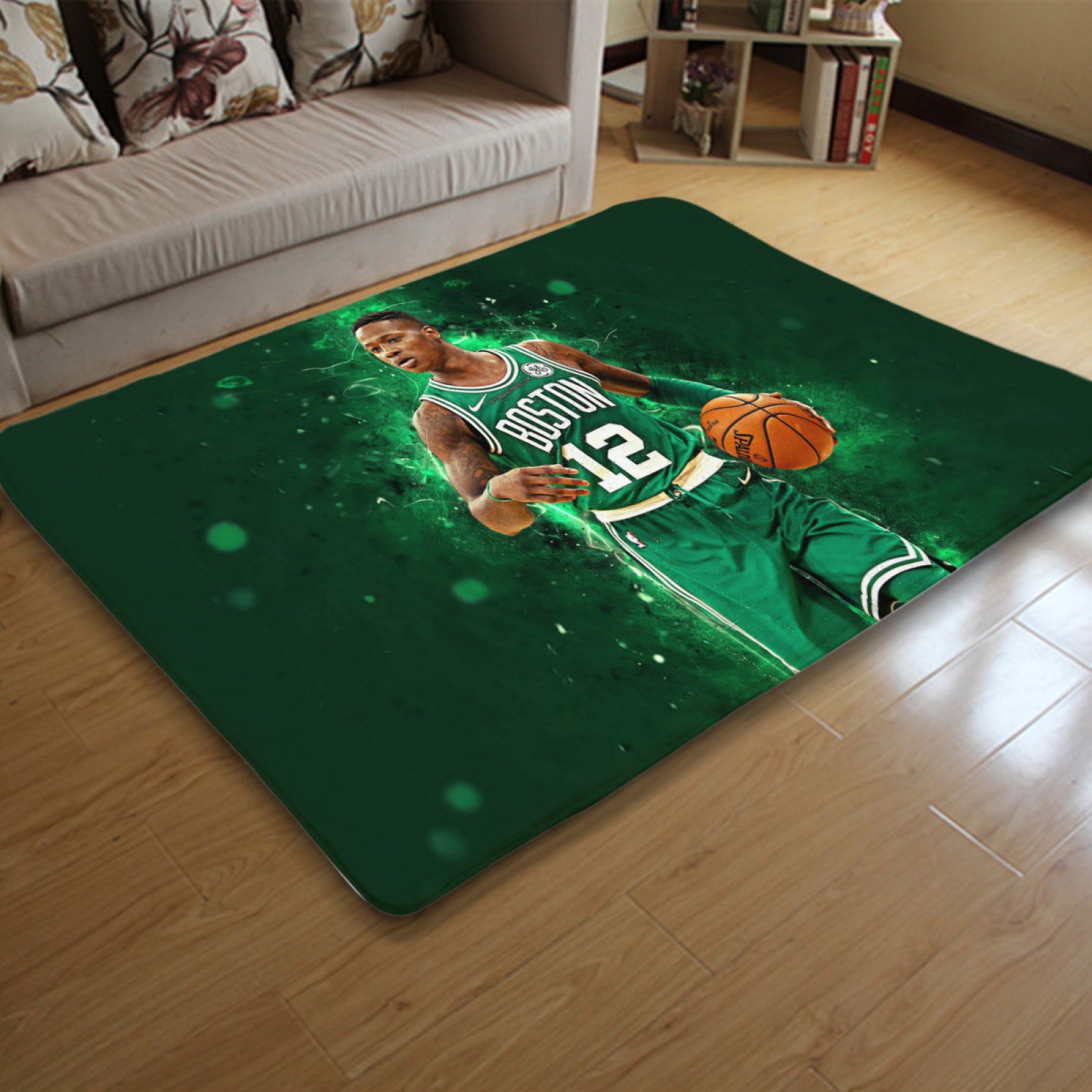 Boston Basketball Celtics Carpet Living Room Bedroom Mats Kitchen Bathroom Rugs