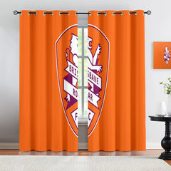 Brisbane Roar Soccer Blackout Curtains Drapes for Window Treatment Set