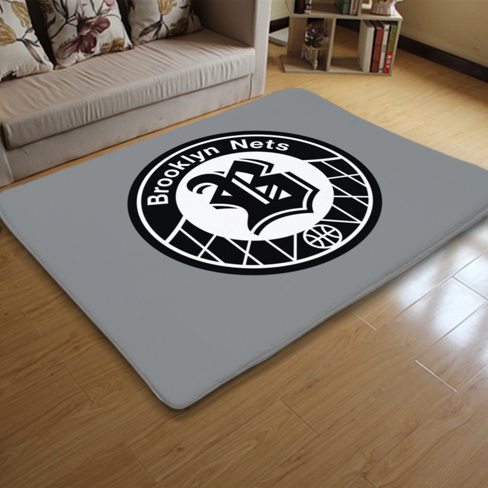 Brooklyn Basketball Nets Carpet Living Room Bedroom Mats Kitchen Bathroom Rugs