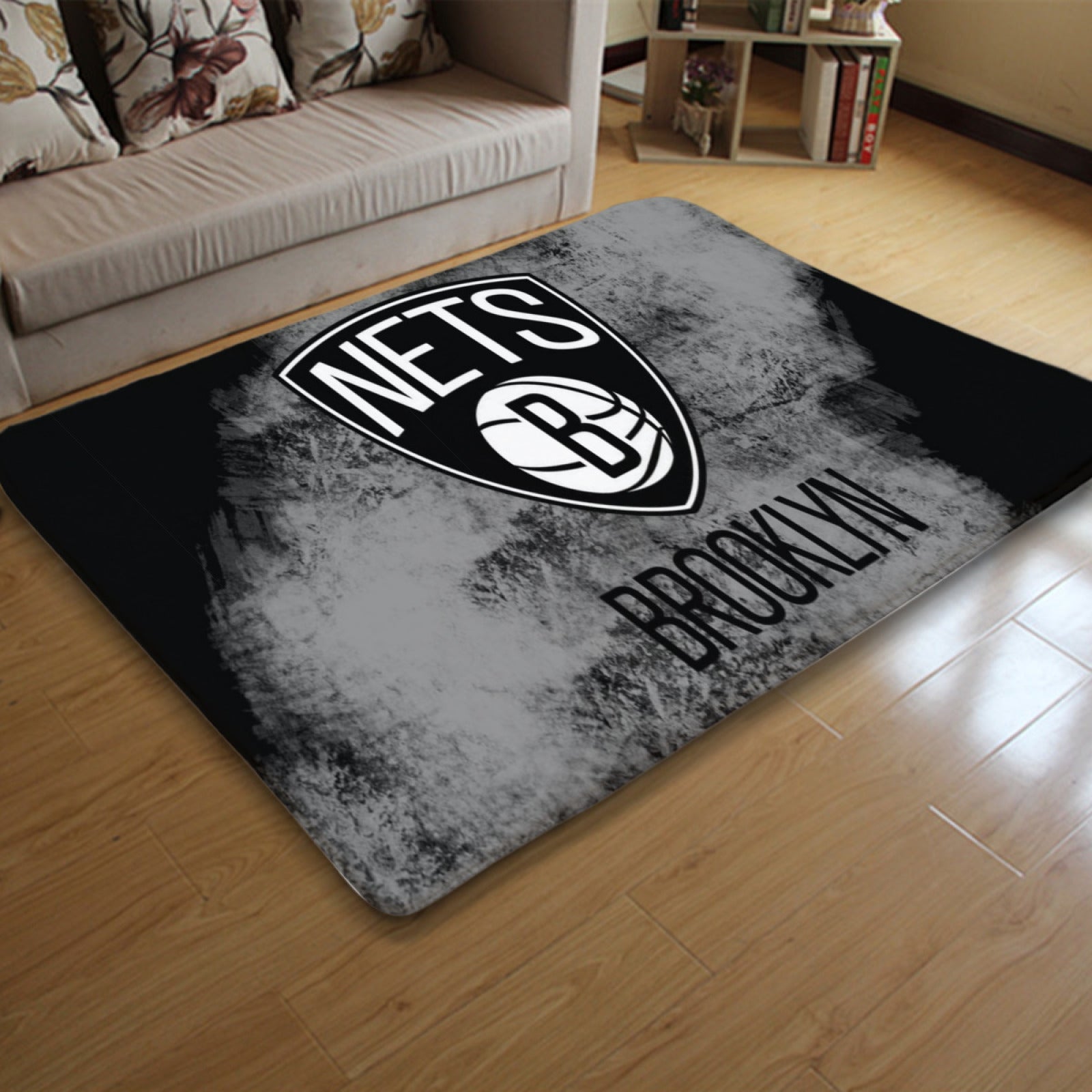 Brooklyn Basketball Nets Carpet Living Room Bedroom Mats Kitchen Bathroom Rugs