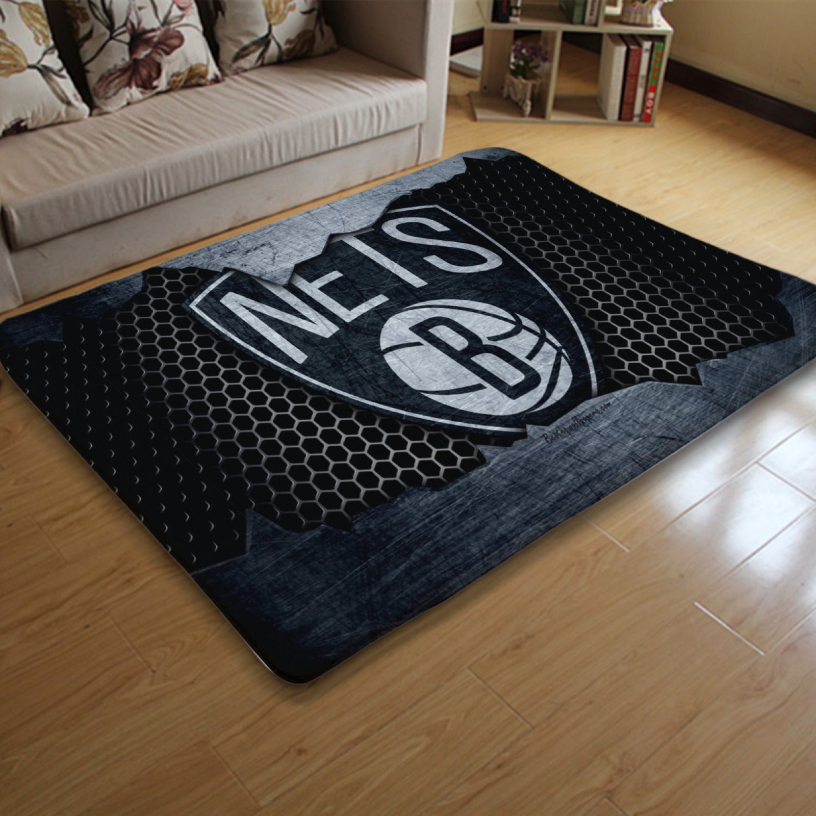 Brooklyn Basketball Nets Carpet Living Room Bedroom Mats Kitchen Bathroom Rugs