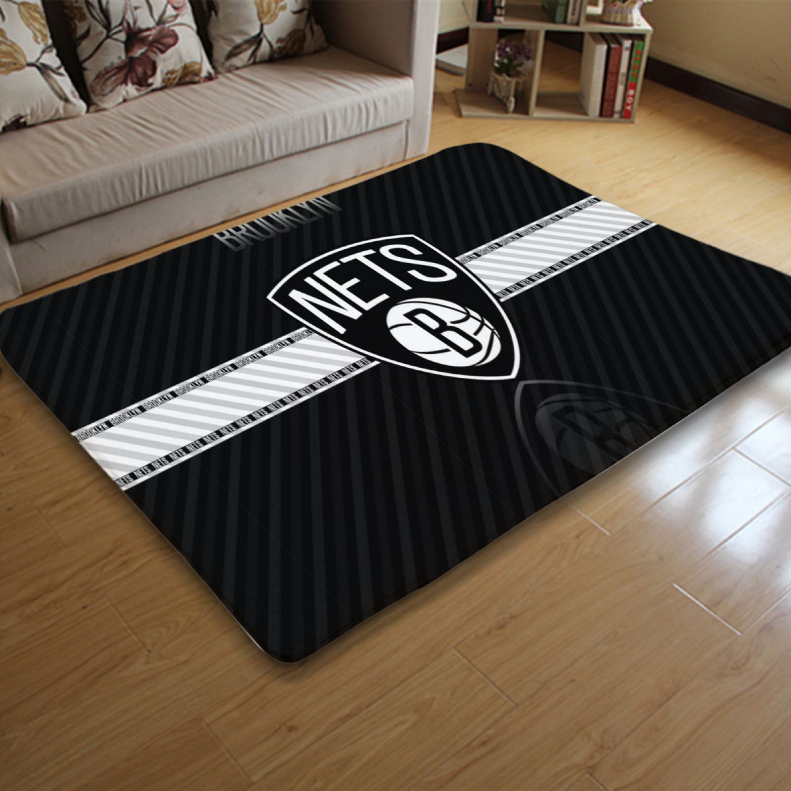 Brooklyn Basketball Nets Carpet Living Room Bedroom Mats Kitchen Bathroom Rugs