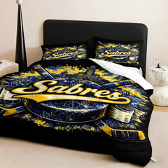 Buffalo Sabres Hockey League Comforter Pillowcase Sets Blanket All Season Reversible Quilted Duvet