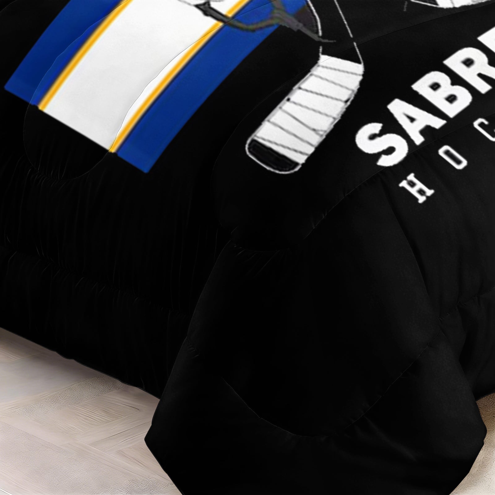 Buffalo Sabres Hockey League Comforter Pillowcase Sets Blanket All Season Reversible Quilted Duvet
