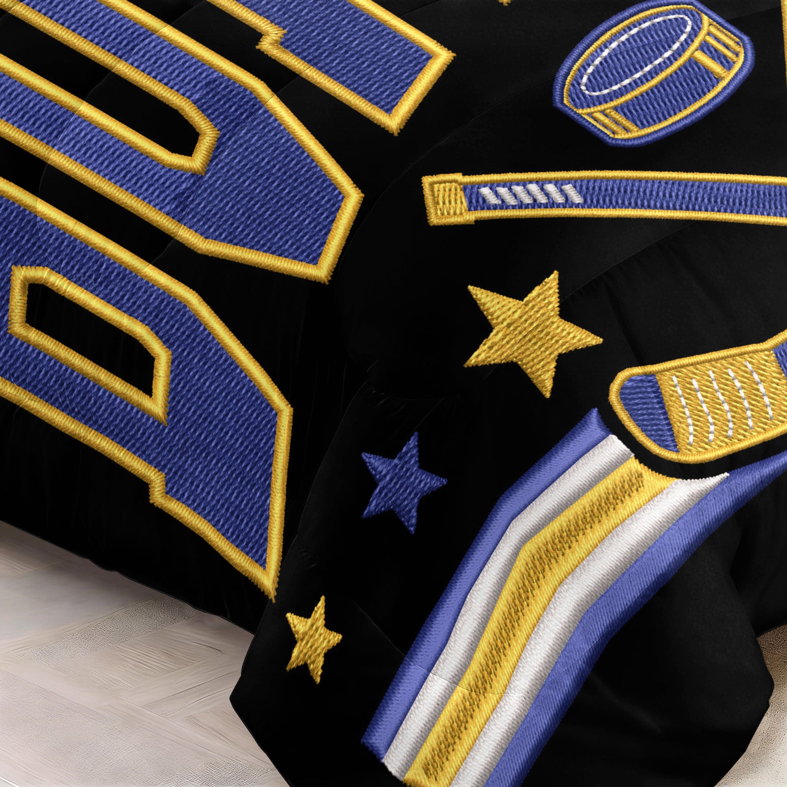 Buffalo Sabres Hockey League Comforter Pillowcase Sets Blanket All Season Reversible Quilted Duvet