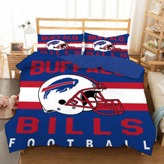 Buffalo Football League Bills Duvet Cover Quilt Cover Pillowcase Bedding Set