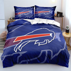 Buffalo Football League Bills Duvet Cover Quilt Cover Pillowcase Bedding Set