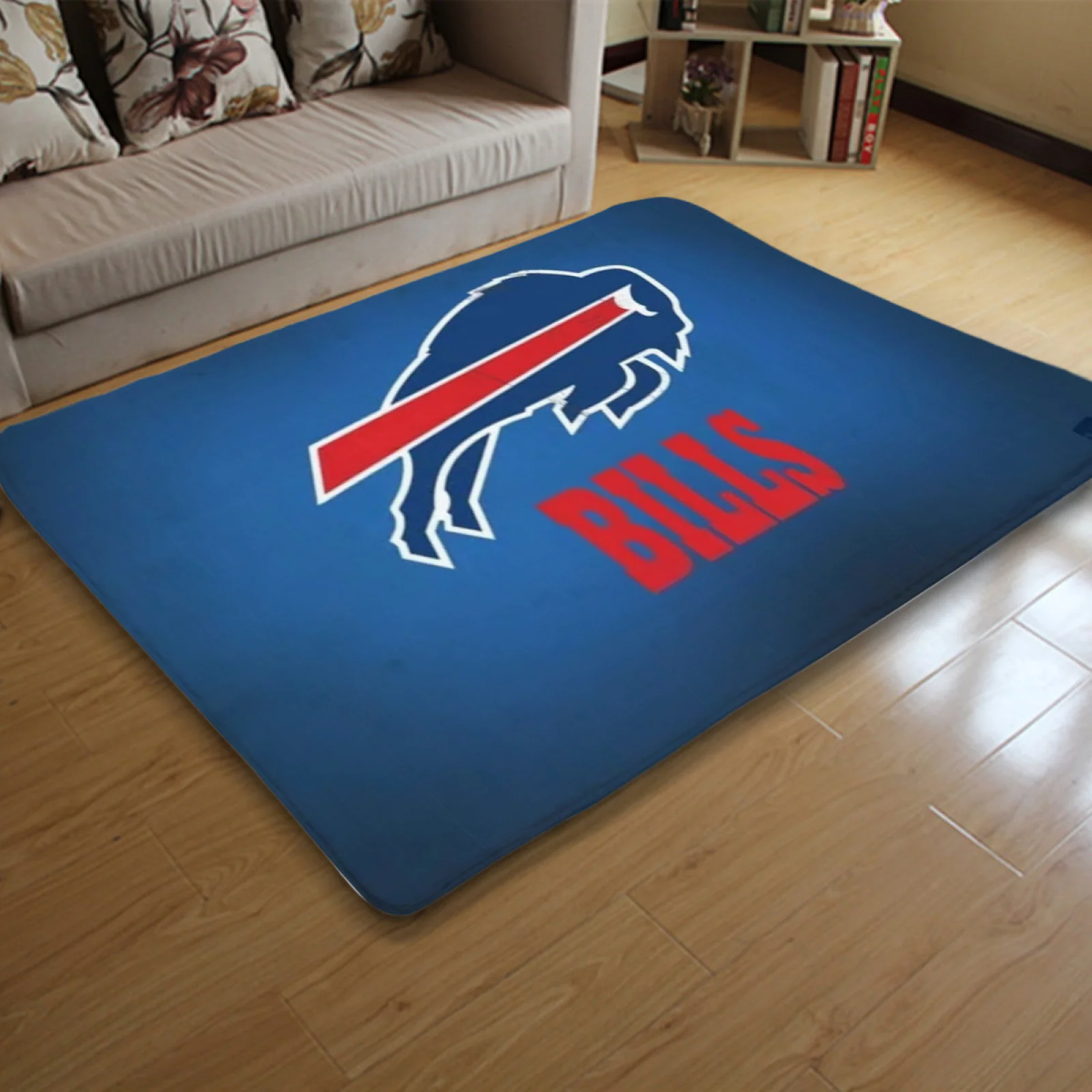 Buffalo Bills Football Team Carpet Living Room Bedroom Mats Kitchen Bathroom Rugs