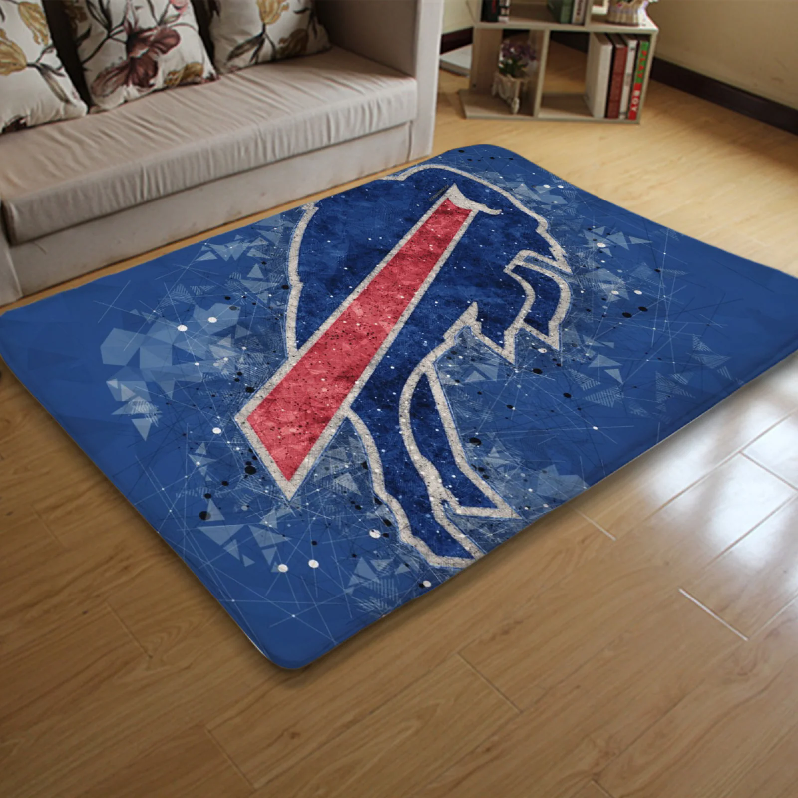 Buffalo Bills Football Team Carpet Living Room Bedroom Mats Kitchen Bathroom Rugs