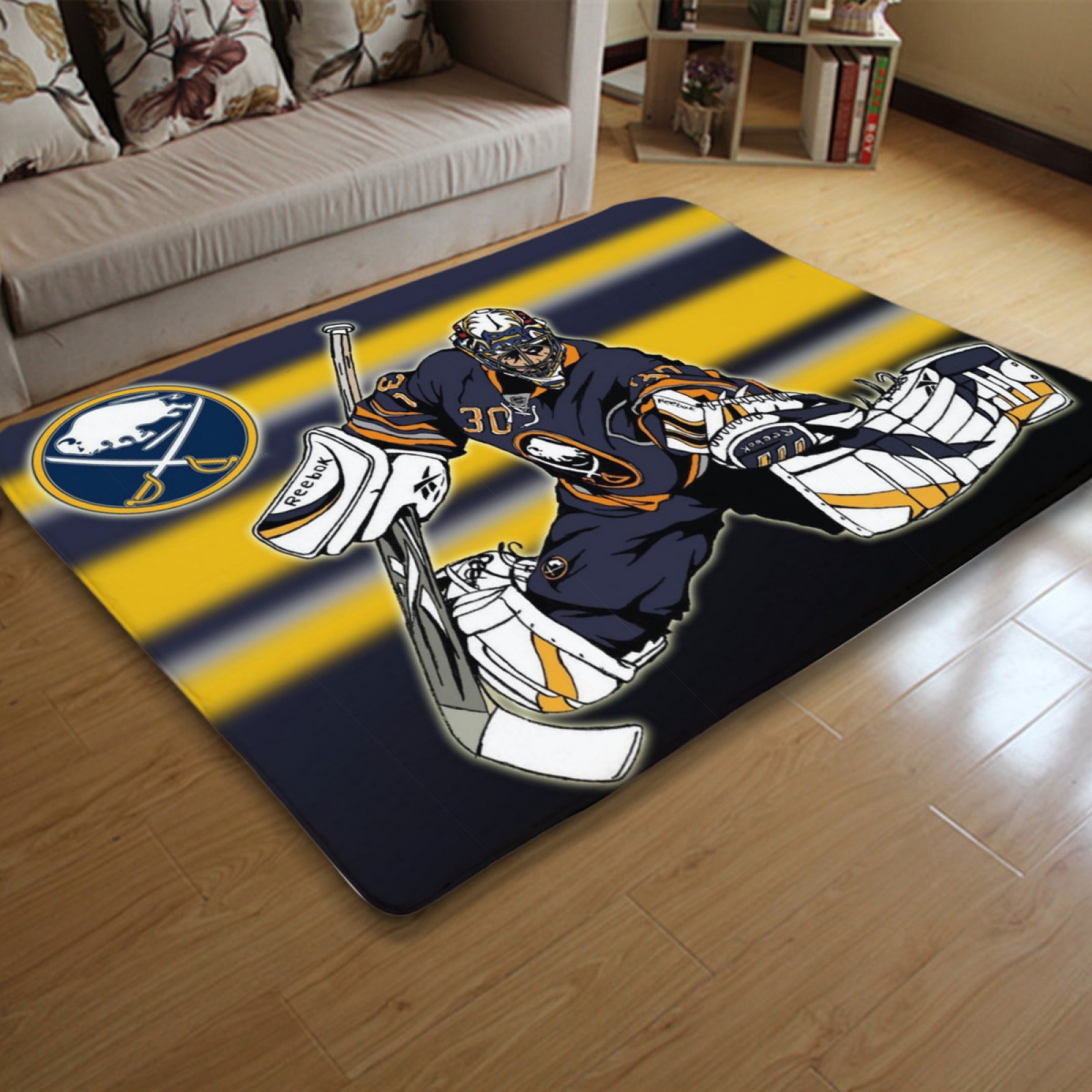 Buffalo Sabres Hockey League Carpet Living Room Bedroom Mats Kitchen Bathroom Rugs