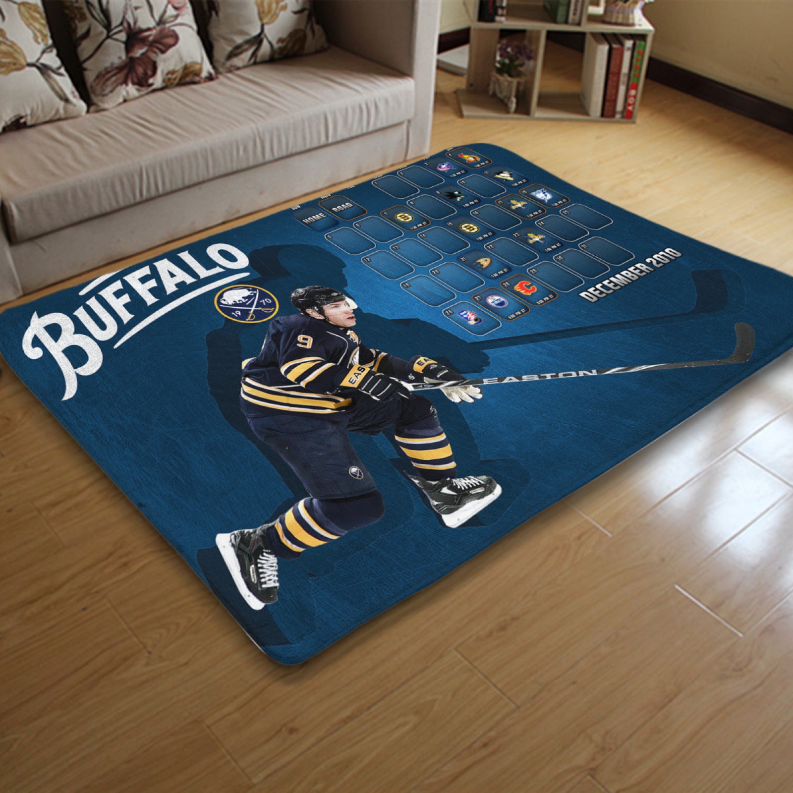 Buffalo Sabres Hockey League Carpet Living Room Bedroom Mats Kitchen Bathroom Rugs