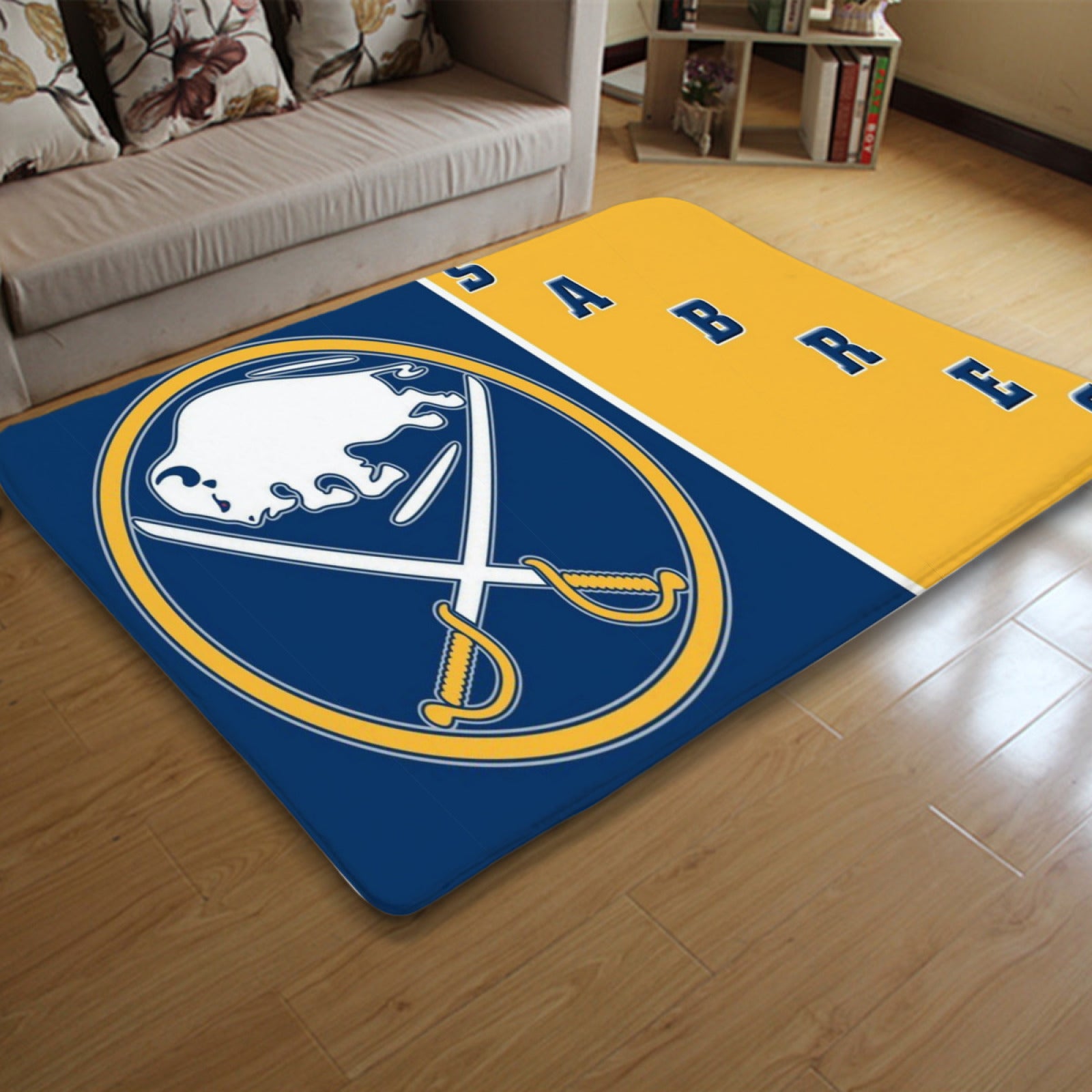 Buffalo Sabres Hockey League Carpet Living Room Bedroom Mats Kitchen Bathroom Rugs