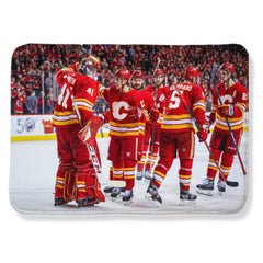 Calgary Flame Hockey League Carpet Living Room Bedroom Mats Kitchen Bathroom Rugs