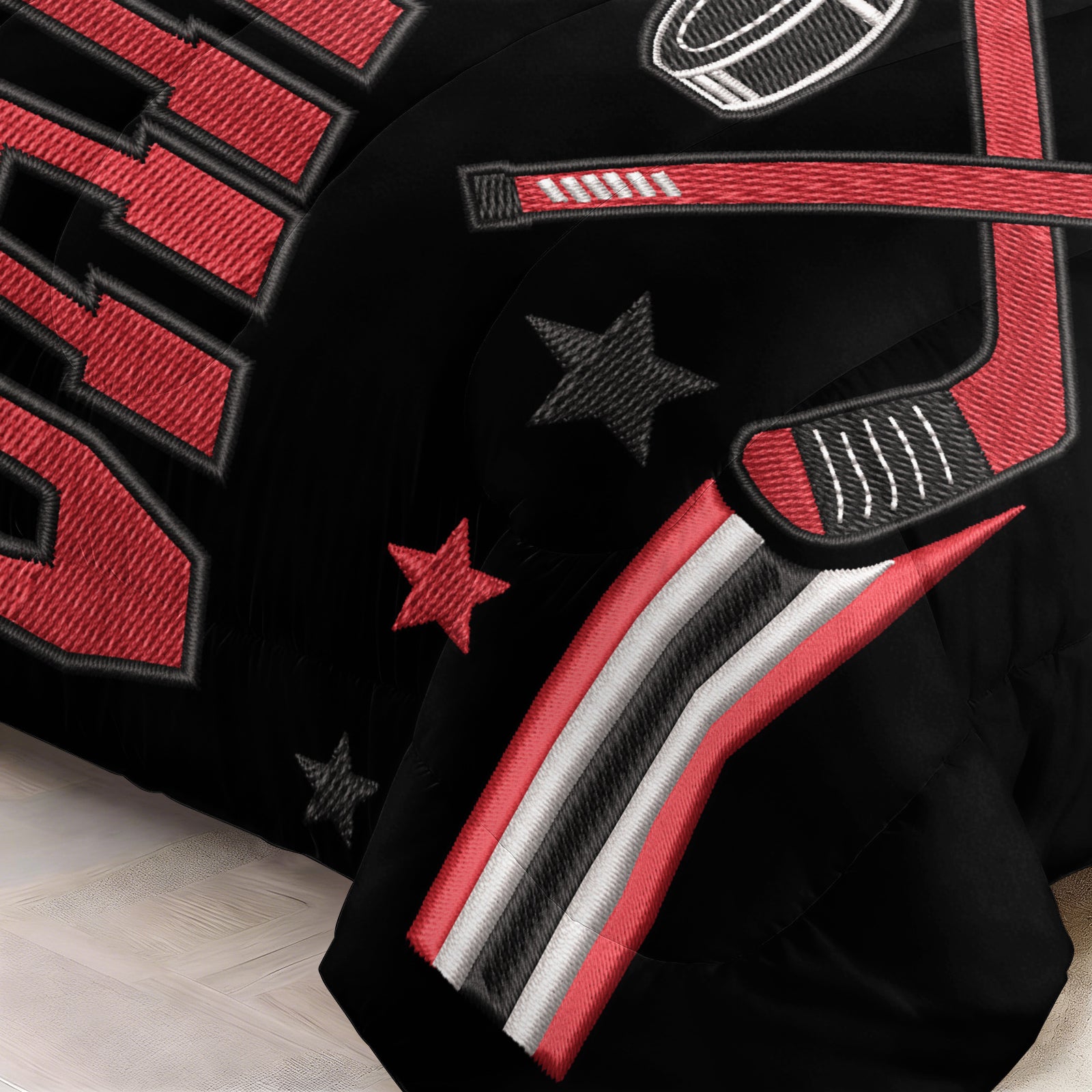 Carolina Hurricanes Hockey League Comforter Pillowcase Sets Blanket All Season Reversible Quilted Duvet