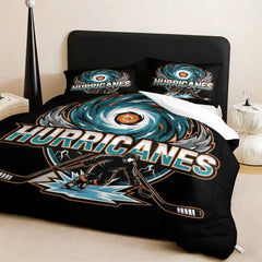 Carolina Hurricanes Hockey League Comforter Pillowcase Sets Blanket All Season Reversible Quilted Duvet