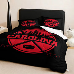 Carolina Hurricanes Hockey League Comforter Pillowcase Sets Blanket All Season Reversible Quilted Duvet