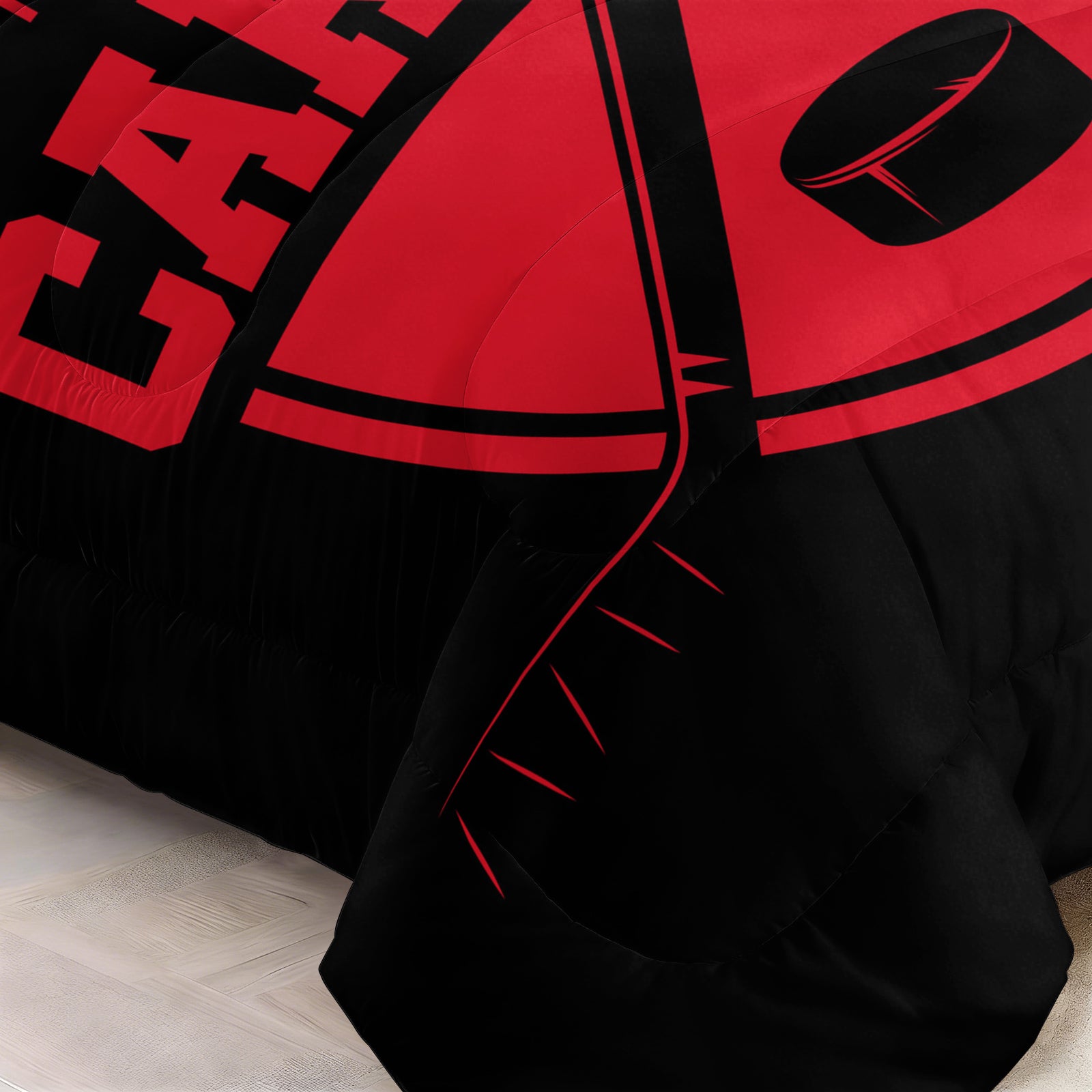 Carolina Hurricanes Hockey League Comforter Pillowcase Sets Blanket All Season Reversible Quilted Duvet
