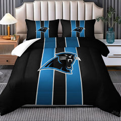 Carolina Panthers Comforter Pillowcase Sets Blanket All Season Reversible Quilted Duvet