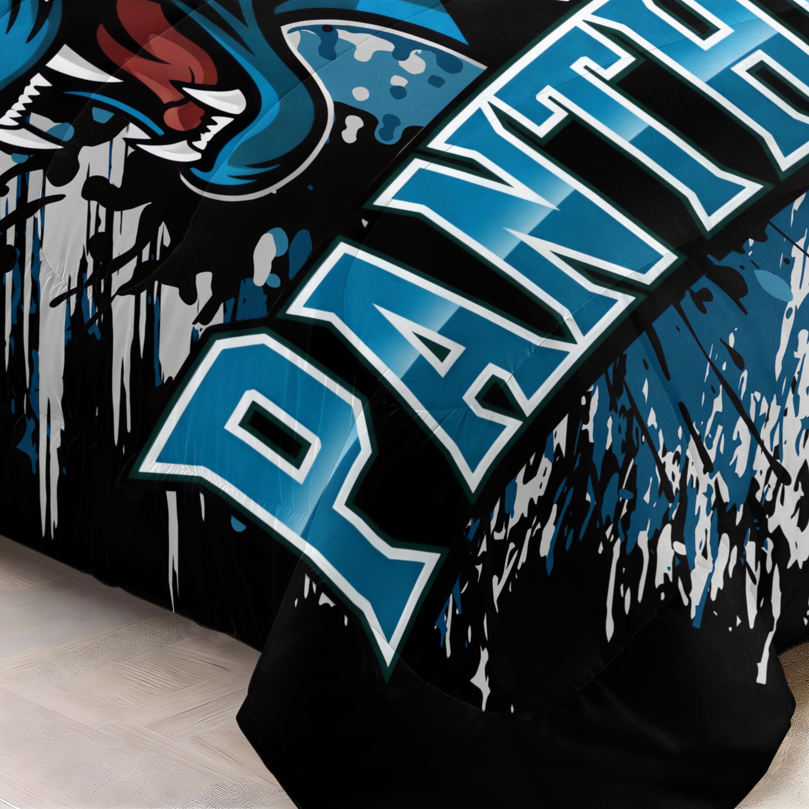 Carolina Panthers Comforter Pillowcase Sets Blanket All Season Reversible Quilted Duvet