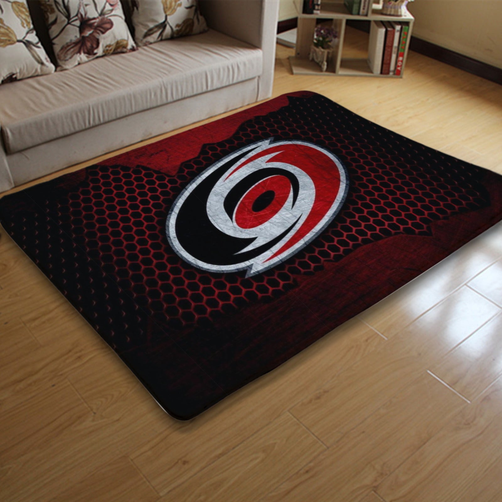 Carolina Hurricanes Hockey League Carpet Living Room Bedroom Mats Kitchen Bathroom Rugs