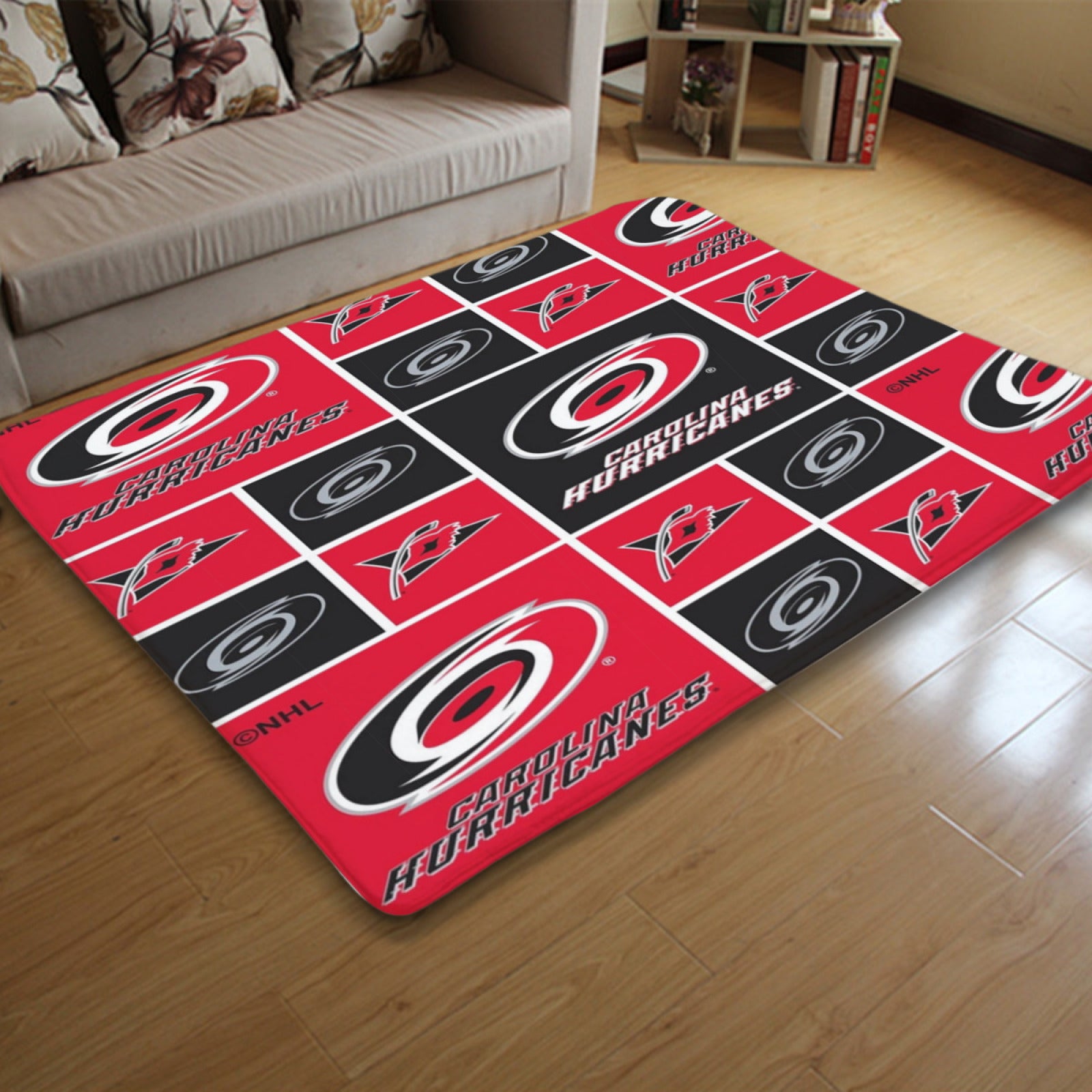 Carolina Hurricanes Hockey League Carpet Living Room Bedroom Mats Kitchen Bathroom Rugs