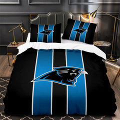Carolina Panthers Football Duvet Cover Quilt Case Pillowcase Bedding Set Without Filler