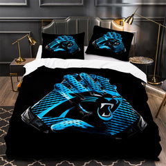 Carolina Panthers Football Duvet Cover Quilt Case Pillowcase Bedding Set Without Filler