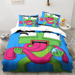 Unspeakable Gaming Frog Duvet Cover Quilt Cover Pillowcase Bedding Set for Kids Adults