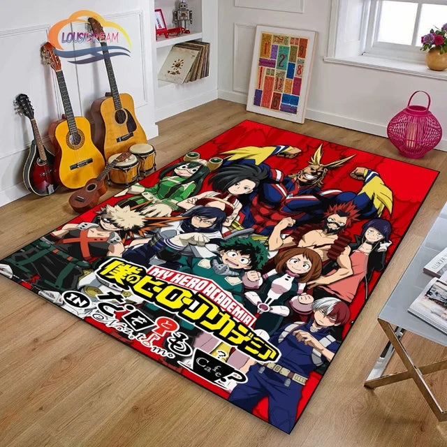 My Hero Academia Carpet Living Room Bedroom Sofa Mat Door Mat Kitchen Bathroom Rugs