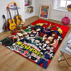 My Hero Academia Carpet Living Room Bedroom Sofa Mat Door Mat Kitchen Bathroom Rugs