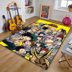 My Hero Academia Carpet Living Room Bedroom Sofa Mat Door Mat Kitchen Bathroom Rugs