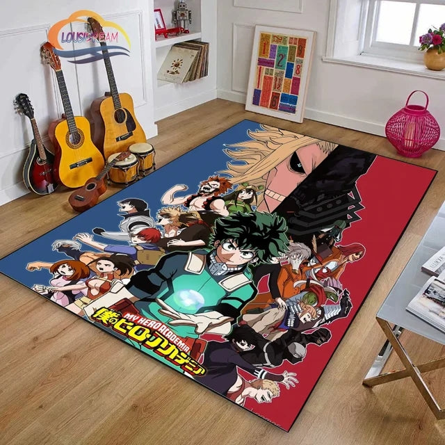 My Hero Academia Carpet Living Room Bedroom Sofa Mat Door Mat Kitchen Bathroom Rugs