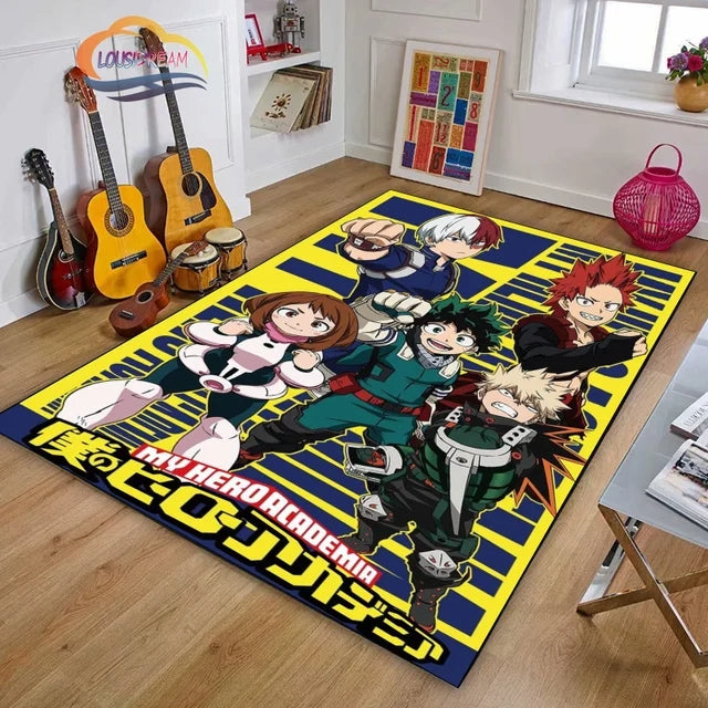 My Hero Academia Carpet Living Room Bedroom Sofa Mat Door Mat Kitchen Bathroom Rugs