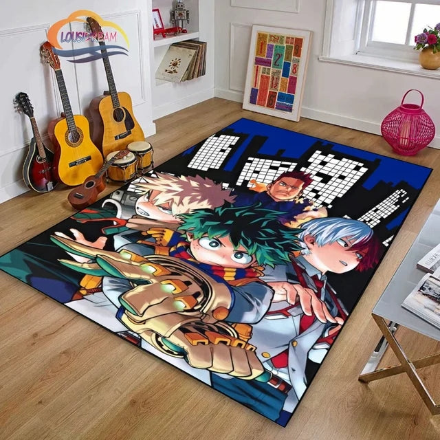 My Hero Academia Carpet Living Room Bedroom Sofa Mat Door Mat Kitchen Bathroom Rugs