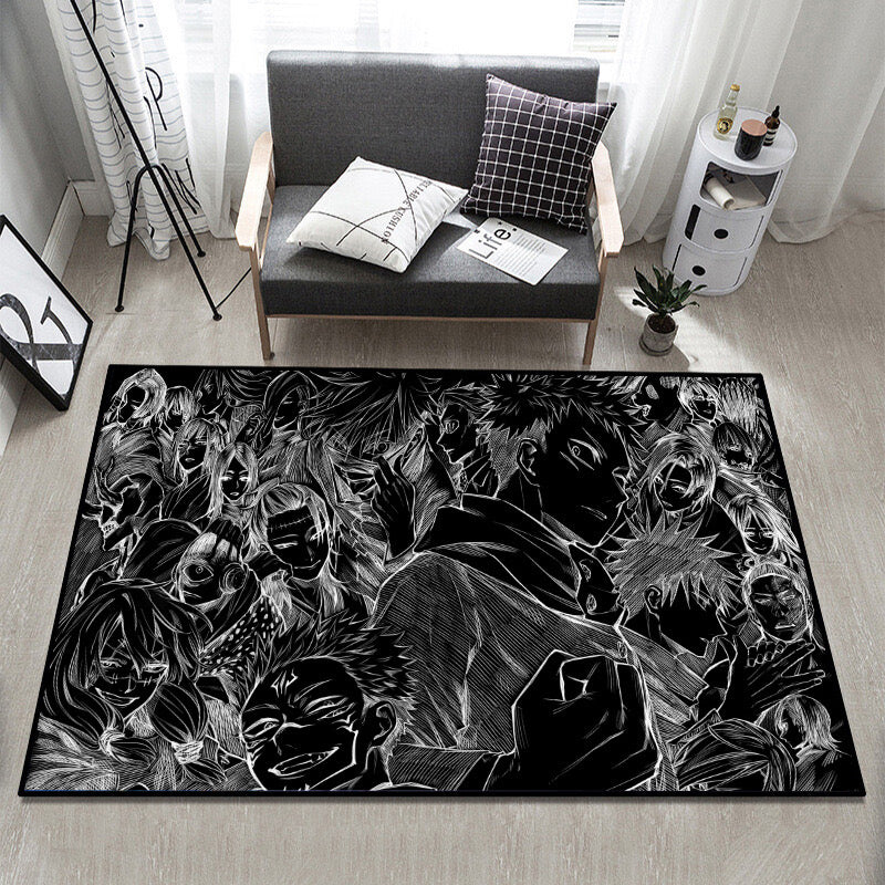 Chainsaw Man Cosplay Carpet Living Room Bedroom Sofa Rug Door Mat