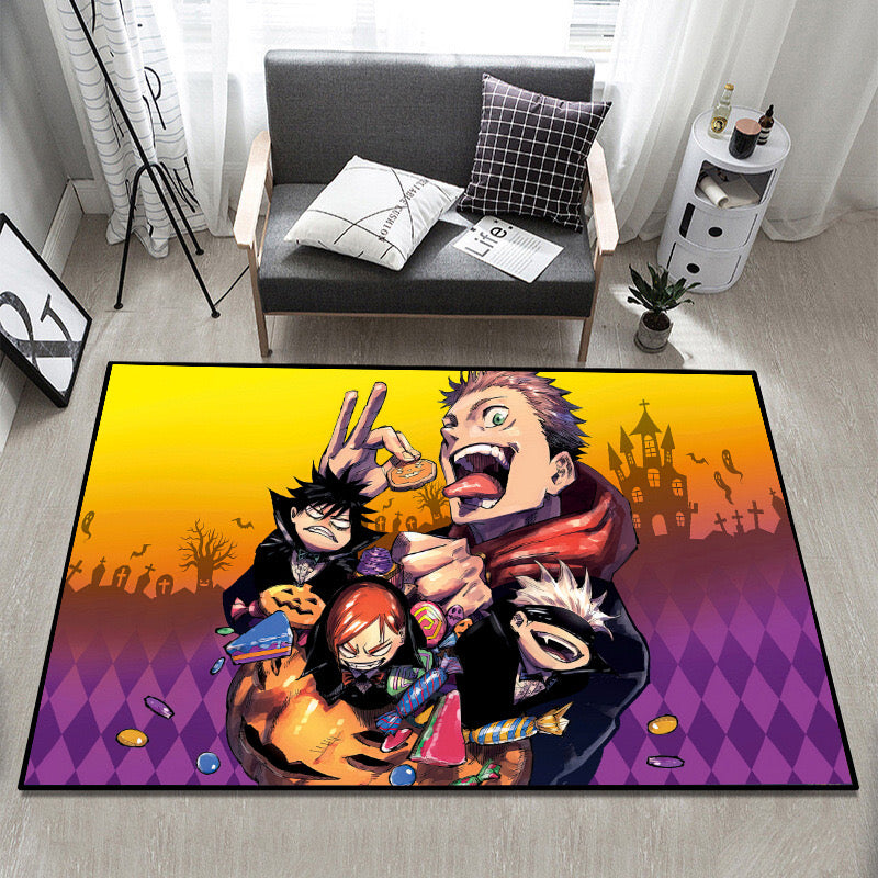 Chainsaw Man Cosplay Carpet Living Room Bedroom Sofa Rug Door Mat