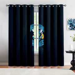 Charlotte Basketball Hornets Blackout Curtains Drapes For Window Treatment Set