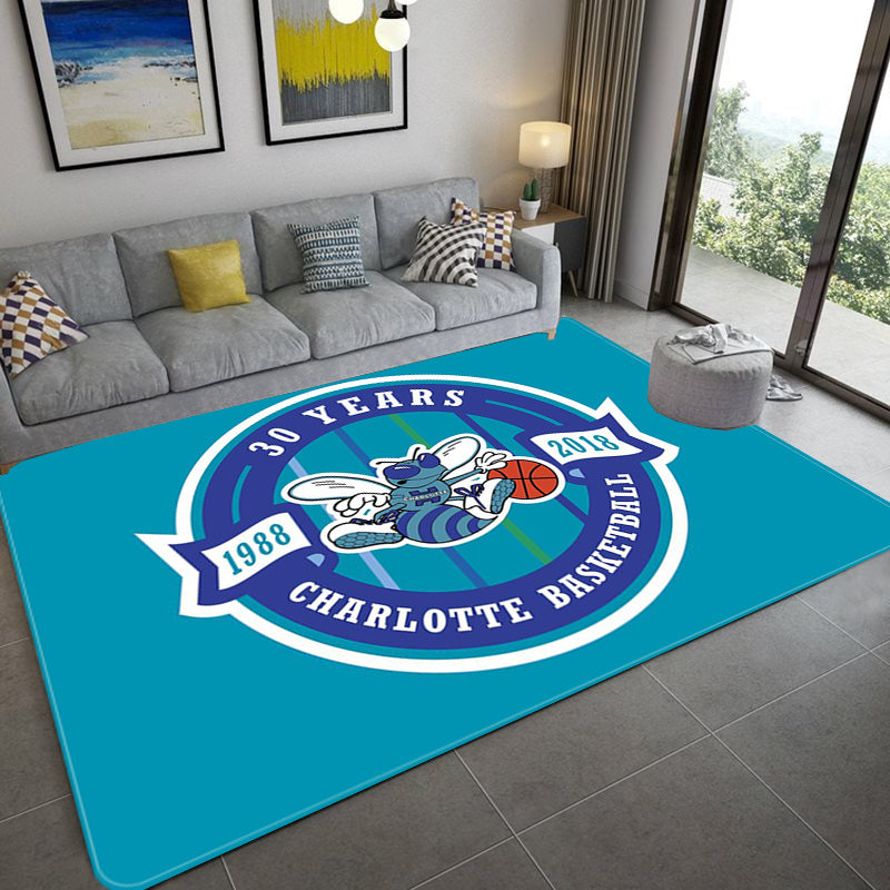 Charlotte Hornets Carpet Living Room Bedroom Mats Kitchen Bathroom Rugs