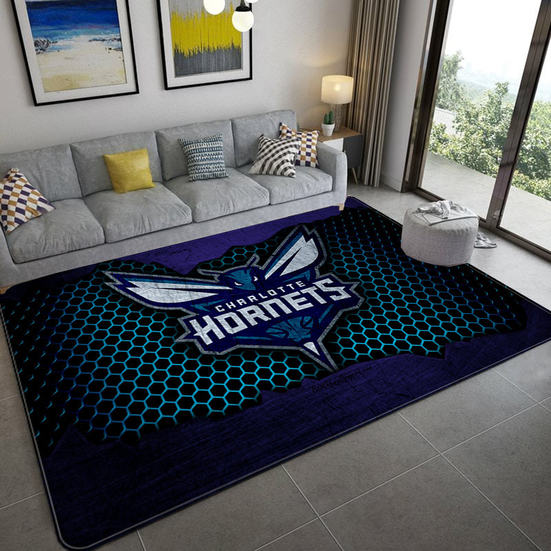 Charlotte Hornets Carpet Living Room Bedroom Mats Kitchen Bathroom Rugs