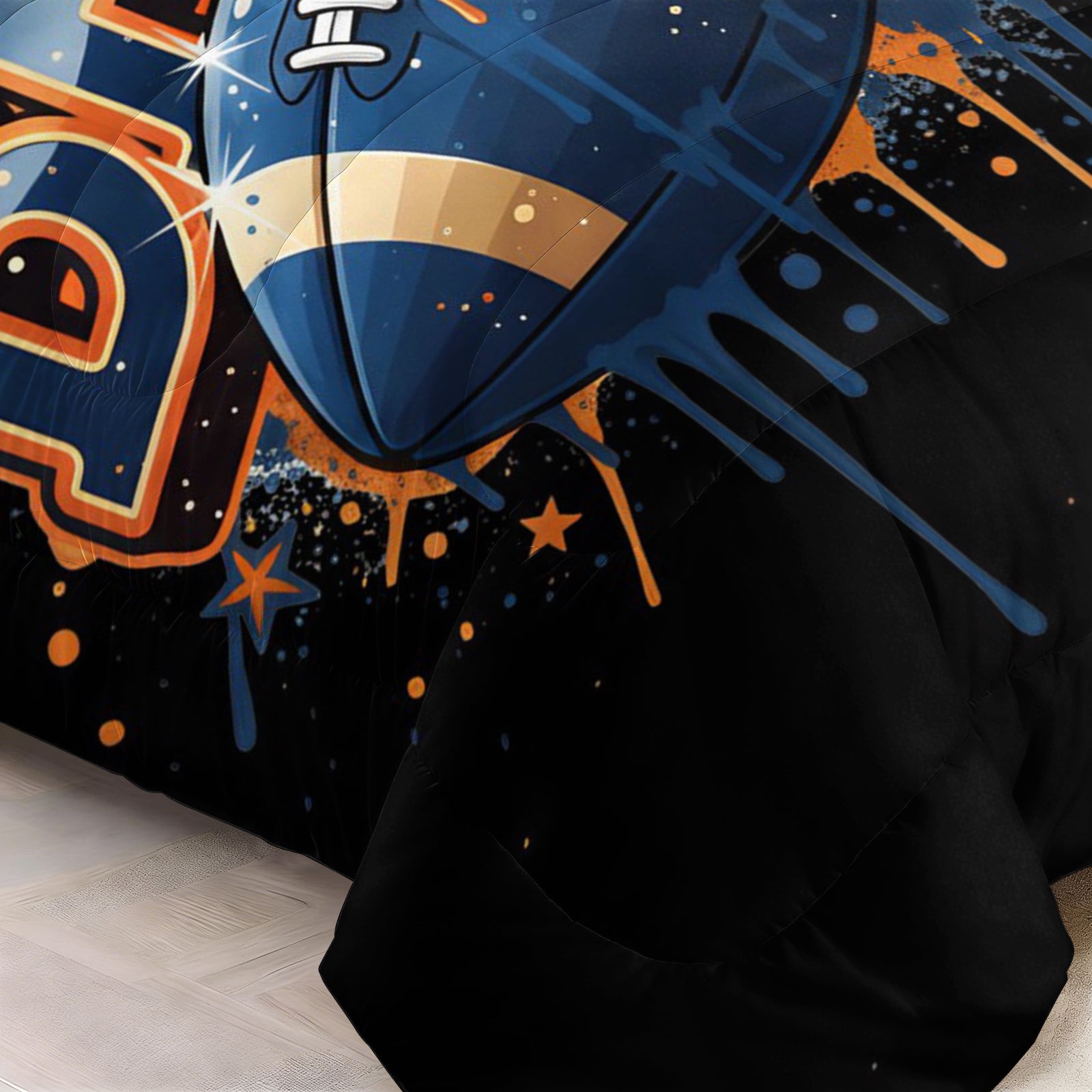 Chicago Bears Comforter Pillowcase Sets Blanket All Season Reversible Quilted Duvet